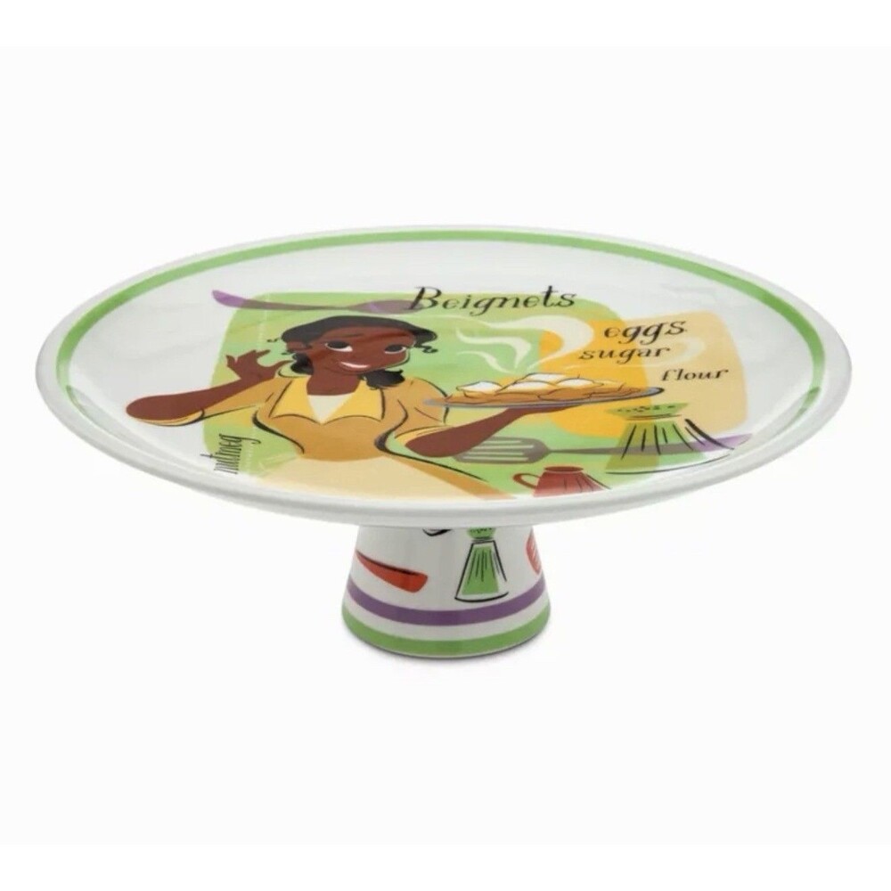 Disney Food & Wine Festival 2022 Tiana Cake Stand Plate Princess & Frog